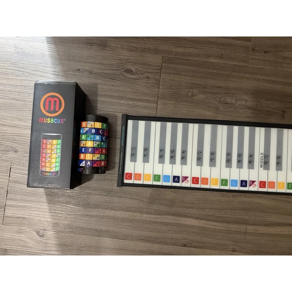 Musacus Roll-Up Piano Keyboard Silicone Flexible MIDI Tested Working